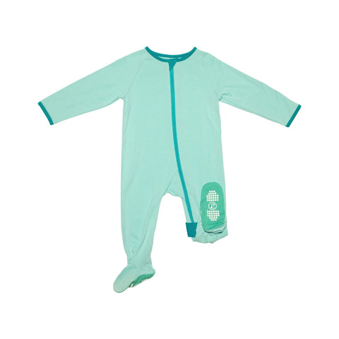 Lark Adventurewear Ultimate Zip Footie - Blue Lagoon / Pacific - Let Them Be Little, A Baby & Children's Boutique