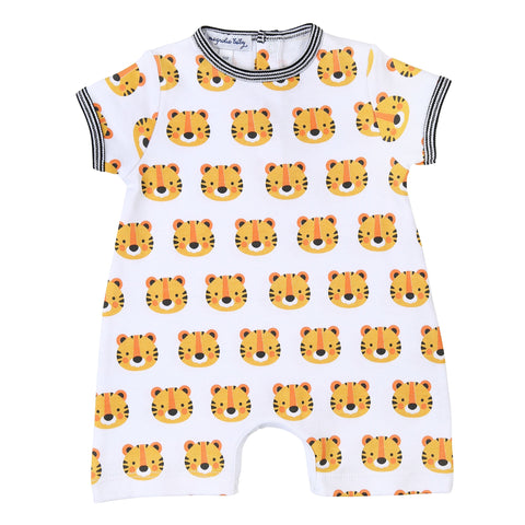Magnolia Baby Printed Short Playsuit - Tiger - Let Them Be Little, A Baby & Children's Clothing Boutique