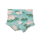 Angel Dear High Waisted Shorts - Lily Pads - Let Them Be Little, A Baby & Children's Clothing Boutique
